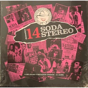 Soda Stereo - Diciembre 14  - 9 de julio y Estados Unidos - 21:30hs (Boxset Incluye: 3 Discos de color Fucsia + Poster Conmemorativo + Stickers + Tarjetas Impresas)